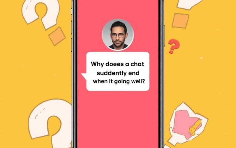 👉 Warum brechen Gespräche plötzlich ab, obwohl alles gut läuft? 🔎 Gründe, warum Dating-Chats abrupt enden